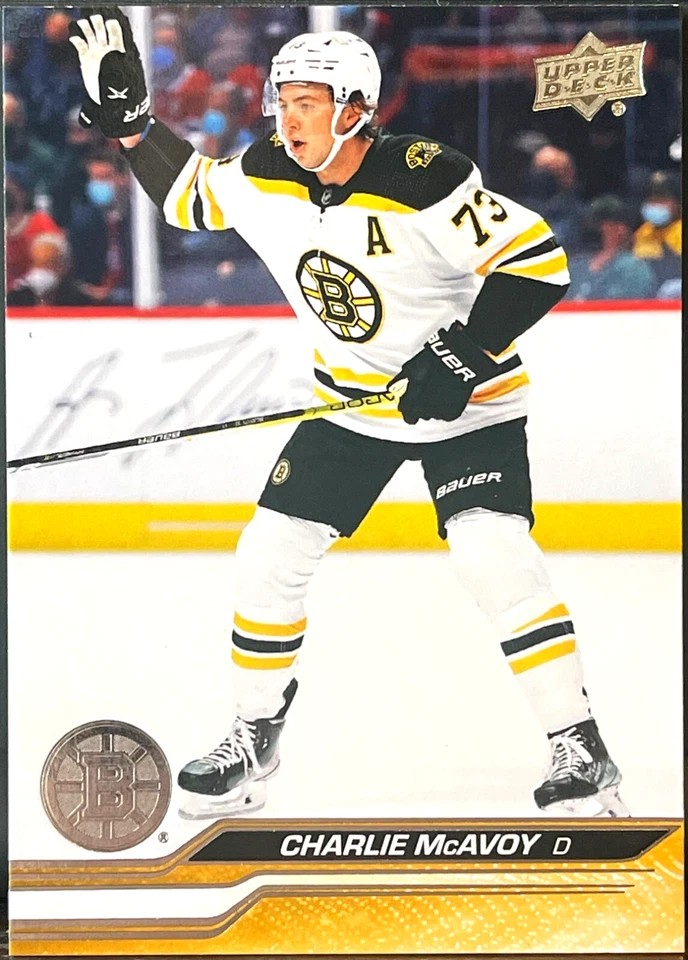 2023-24 Upper Deck #14 Charlie McAvoy Boston Bruins - Image 1 of 1