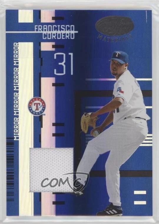 2005 Leaf Certified Materials Mirror Blue Jerseys /100 Francisco Cordero #92 - Image 1 of 2