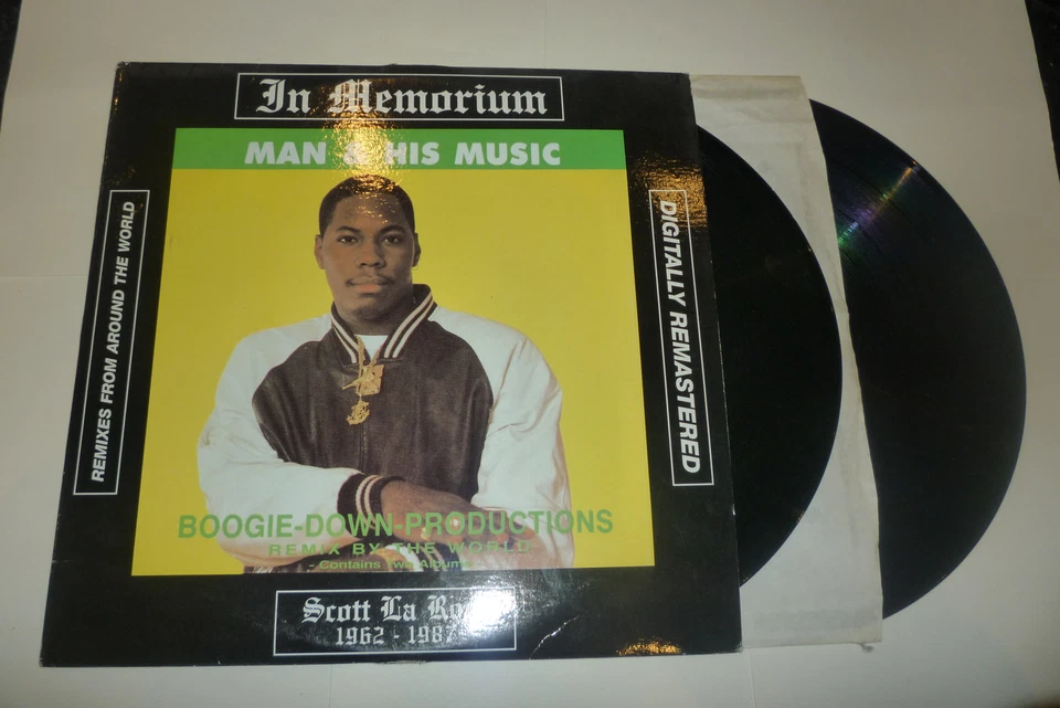 SCOTT LA ROCK - MAN & HIS MUSIC - 1997 B Boy Records Memorium Double LP set  Foto 1 de 1