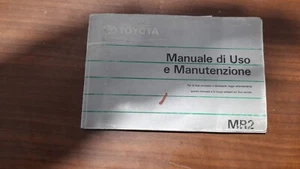 LIBRETTO USO E MANUTENZIONE TOYOTA MR2 - Foto 1 di 5