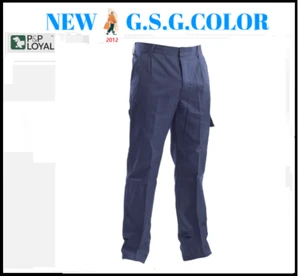 Pantalones de Trabajo Hombre Con Elástico en la Vida Algodón Piel Topo Massawa - Imagen 1 de 1