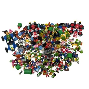 Preowned Super Mario 15 lbs Kart Action Figures Vehicles Toys Accessories LOT - Picture 1 of 9