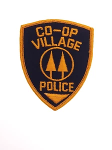 Coop Co-Operative Vintage Embroidered Badge Patch - Co-Op Village Police - Picture 1 of 3