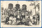 A group of beautiful people Rest House Odesa 1950s Vintage photo