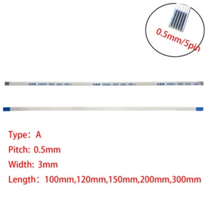 5Pin 0.5mm Pitch FFC FPC Flexible Flat Cable AWM VW-1 20624 80C 60V Same Side - Picture 1 of 5