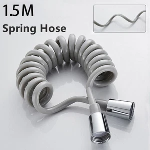 1/2" 1,5m Bidet WC Dusche Duschkopf Schlauch Bad Hand Rohr Brause Set - Bild 1 von 12