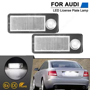 2x Illuminazione Targa Led Bianco per Audi A6 4B C5 Avant station wagon | anno 1997-2005 - Foto 1 di 12