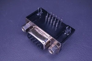 K66X-E15S-NJ30 Kycon High Density D-Sub Receptacle Female RA 15 Pos 3 Row NOS - Picture 1 of 3