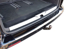Rear Bumper Sill Protector For VW T5 Transporter 2003-2010 Stainless Steel - Imagen 1 de 12