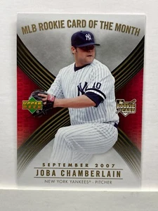 2007 Upper deck Joba Chamberlain Rookie Card del mese ROM-6 Z5 - Foto 1 di 1