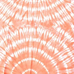 Orange Yoruba Tie-Dyed Textile Nigeria 68x48 inch - Picture 1 of 8