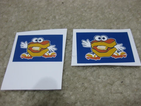 Montgomery Biscuits Monty Mascot Sticker Alabama Double A Minor League Baseball Cover