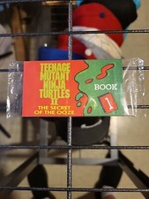 Ninja Turtles II Cereal Book 1 Secret of the Ooze 1991 ORIGINAL PACKAGE Sealed 
