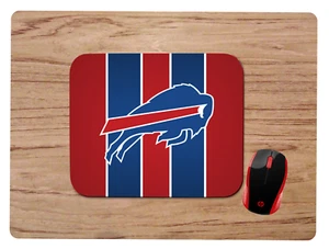 BUFFALO BILLS DESIGN MOUSEPAD MOUSE PAD HOME OFFICE GIFT NFL  - Picture 1 of 1