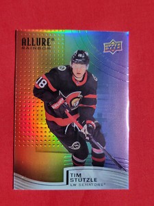 2021-22 Upper Deck Allure Tim Stutzle Double Rainbow SSP Parallel Insert #R-74