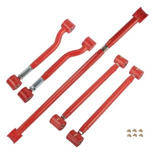 5Pcs Adjustable Rear Upper&Lower Control Arms & Track Bar for 2007-2014 GM SUVs - Picture 1 of 8