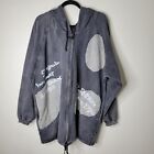 Sweat-shirt à capuche avant japonais El Rodeo OS streetwear surdimensionné zippé 2 poches
