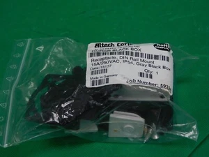 Conector de caja negra Altech Corp. DMRGR, receptáculo, montaje de riel DIN15A / 250 VAC - Imagen 1 de 5