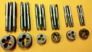 BSF TAP DIE SET 3/16" - 1/2" HARD TO FIND 24 PCS SET BRITISH STANDARD FINE SMUG - Picture 1 of 6