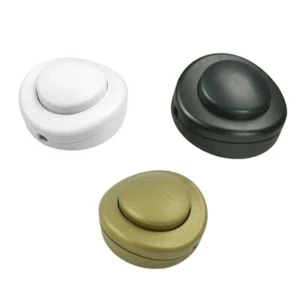 Jeani 706 2A Round Floor Switch Lamp Switch 2-3 Core Foot Switch In 3 Colours - Picture 1 of 15
