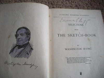 Selections from THE SKETCH-BOOK  (1901) by Washington Irving  - Image 1 of 4
