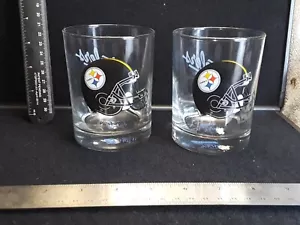 NFL PITTSBURGH STEELERS HELM Drink ROCKS Glas Becher Tasse 4" hoch - Bild 1 von 5