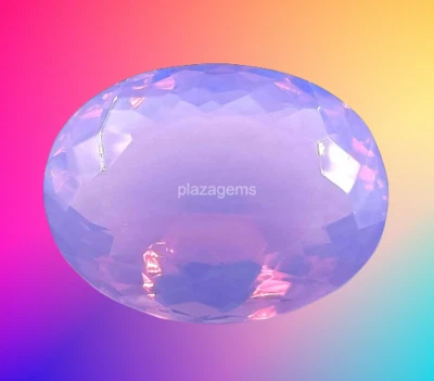 Purple Opal Oval Cut Certified Lab-Created 291 Ct Loose Gemstone 51x38mm 4AUS - Image 1 of 4