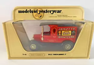 MATCHBOX MODELS OF YESTERYEAR LESNEY Y12-3 T VAN ARNOTT'S BISCUITS EDIZIONE * (2) - Foto 1 di 10