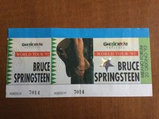 BRUCE SPRINGSTEEN Biglietto concerto WORLD TOUR 1992 MIlano x collezionisti