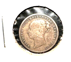 Great Britain 1886 three pence KM 730 (1) - Picture 1 of 2