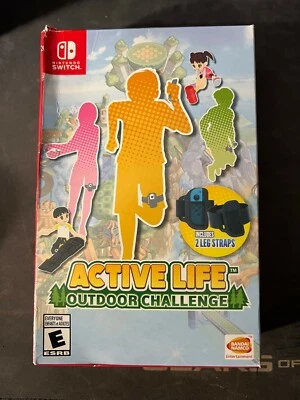 Active Life: Outdoor Challenge w/ Leg Straps Nintendo Switch New - Image 1 of 2