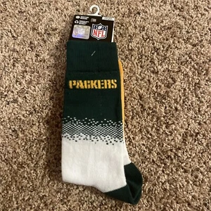 AKM NFL Greenbay Packers Fade Back Crew Socken Unisex Einheitsgröße - Bild 1 von 3