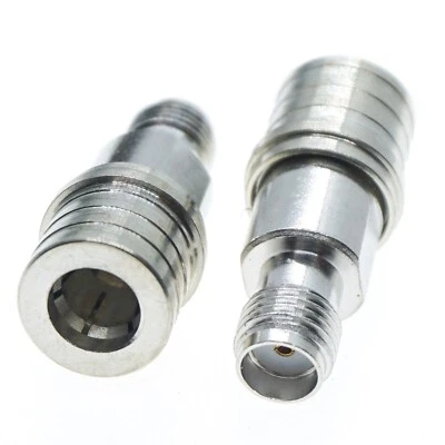 QMA male to SMA female jack Adapter Conversion Connector 50ohm 1Pcs - Image 1 of 4
