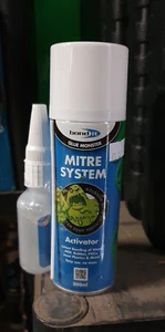 EVERBUILD MITRE FAST 50g SUPERGLUE & 200ML ACTIVATOR (SUPER GLUE BONDING KIT) - Picture 1 of 1