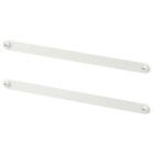 Ikea Hjalpa Suspension Rails Steel Wall Mount Pack Of 2 White Metal 40 Cm 55 Cm