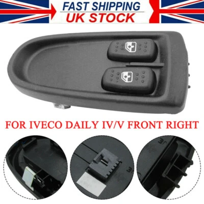 For Iveco Daily IV/V Front Right Electric Window Double Switch Buttons 69500480 - Image 1 of 4