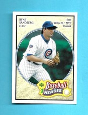 2005 Upper Deck Baseball Heroes NL MVP Card # 67 RYNE SANDBERG CUBS EXCEPTIONAL!