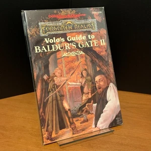 Forgotten Realms: Volos Guide to Baldurs Gate II, Vintage AD&D Accessory, OOP PB - Foto 1 di 8