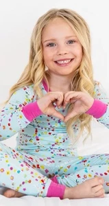 New Little Sleepies Long Sleeve/Pants Bamboo Pajamas - “Friends Forever” - Picture 1 of 2