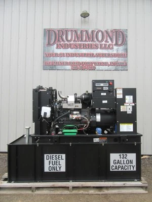 2015 30 KW DIESEL GENERATOR GENERAC 120/240 VOLT SINGLE PHASE 164 HOURS VIDEO - Image 1 of 4