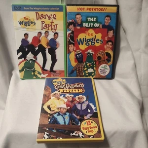 The Wiggles 3 DVD Lot Dance Party, Cold Spaghetti Western, Best of The Wiggles - Picture 1 of 7