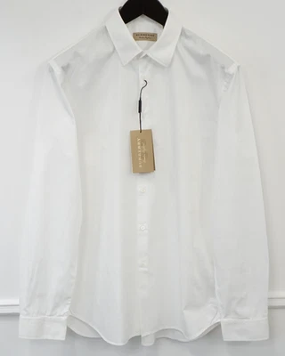 Camisa formal Burberry para hombre blanca Matlock talla 40 15,75 Foto 1 de 4