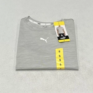 Puma Women's Short Sleeve Crewneck Tee, Gray, Size S - Picture 1 of 3