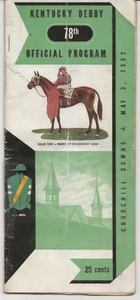 1952 Kentucky Derby Programm (Hill Gail/Arcaro) - Bild 1 von 3