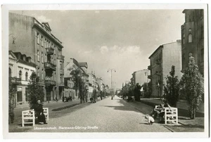 Ak Litzmannstadt Łódź Hermann-Göring-Straße Foto-Ak Heinrich Hoffmann - Picture 1 of 2