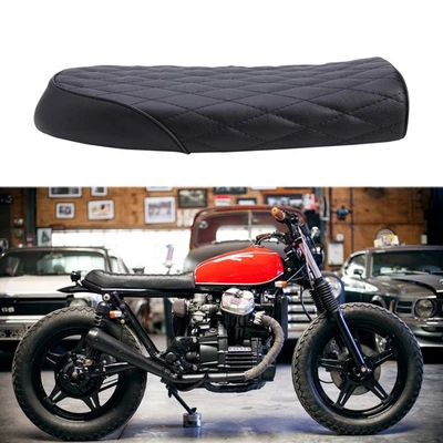 Motorcycle Cafe Racer Seat Flat Saddle For Honda CX500 CB 550 500 400 350 250 - Image 1 of 4