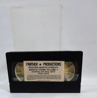 Praying Mantis Forms Kung-Fu  Vol 1  VHS Tape  Panther Prod.  SIFU Raul Ortiz - Image 1 of 3
