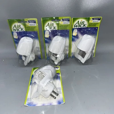 Lot of 4 Air Wick Nite Night Light Scented Oil Warmer Discontinued New Sealed - Image 1 of 4
