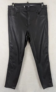 Kut From The Kloth 14 Faux Leather Pants Donna high rise fab ankle skinny 0973 - Picture 1 of 8