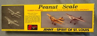 Sterling Models  Jenny - Spirit of St. Louis. Peanut Scale. #P6. - Image 1 of 3